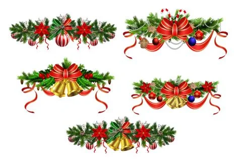 Christmas elements for your designs Stock Illustration