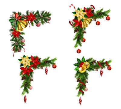 Christmas elements for your designs Stock Illustration