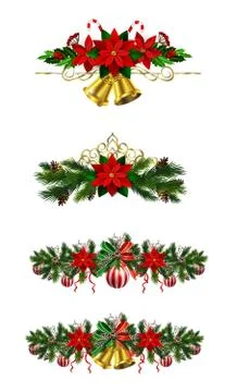 Christmas elements for your designs Stock Illustration
