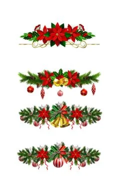 Christmas elements for your designs Stock Illustration