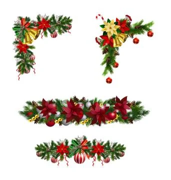 Christmas elements for your designs Stock Illustration