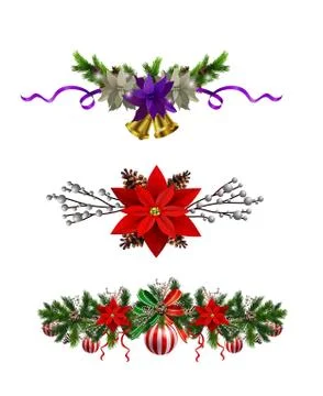Christmas elements for your designs Stock Illustration