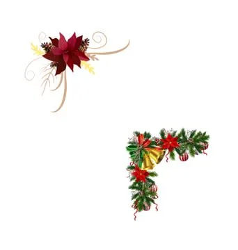 Christmas elements for your designs Stock Illustration