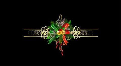 Christmas elements for your designs Stock Illustration