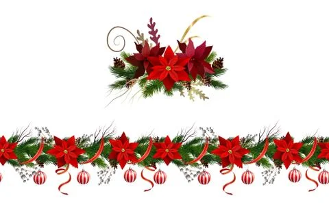 Christmas elements for your designs Stock Illustration