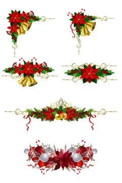 Christmas elements for your designs Stock Illustration