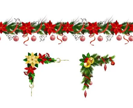 Christmas elements for your designs Stock Illustration