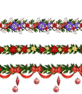 Christmas elements for your designs Stock Illustration