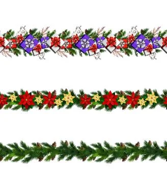 Christmas elements for your designs Stock Illustration