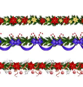 Christmas elements for your designs 스톡 일러스트