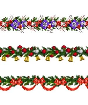 Christmas elements for your designs Illustrazione stock
