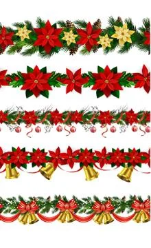 Christmas elements for your designs 库存插图