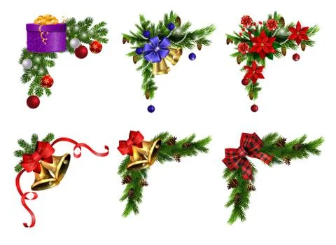 Christmas elements for your designs Stock Illustration