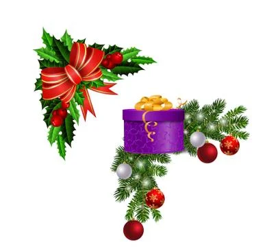 Christmas elements for your designs Stock Illustration