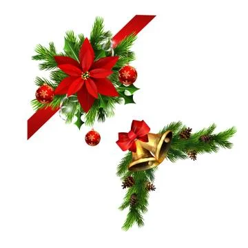 Christmas elements for your designs Stock Illustration