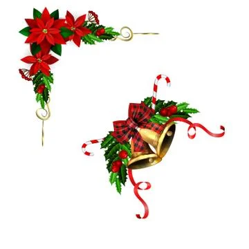 Christmas elements for your designs Stock Illustration