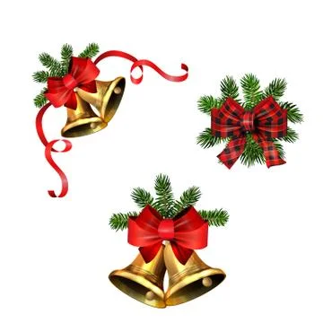 Christmas elements for your designs 스톡 일러스트