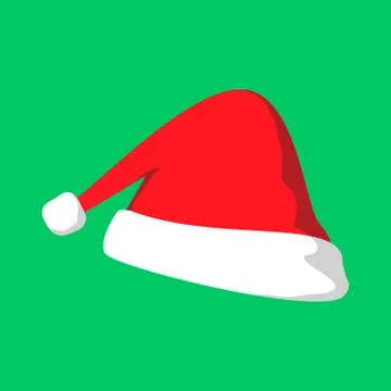 Christmas Elf Hat Vector Illustration Stock Illustration