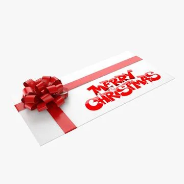 Christmas Envelope 4 3D Model