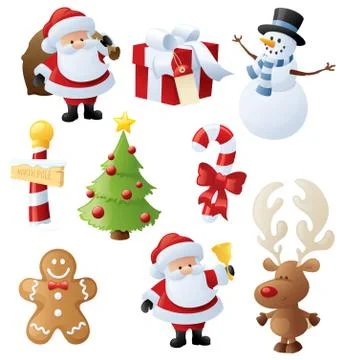 Christmas essentials Stock Illustration