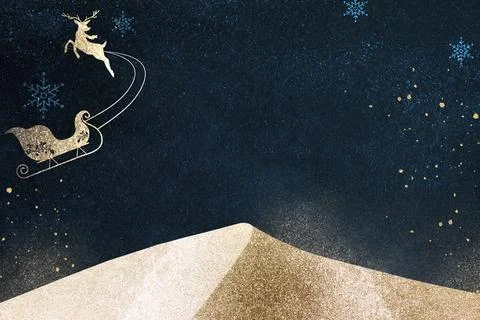 Christmas Eve background, festive winter holiday design Stock Illustration