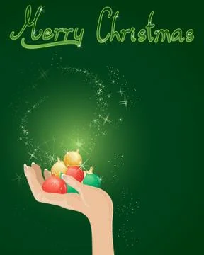 Christmas eve magic Stock Illustration