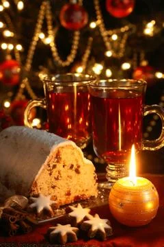 Christmas evening Stock Photos