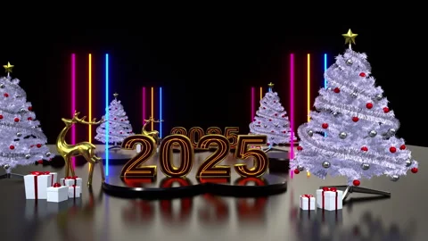 Christmas Event 2025 Background Stock Footage 292111587