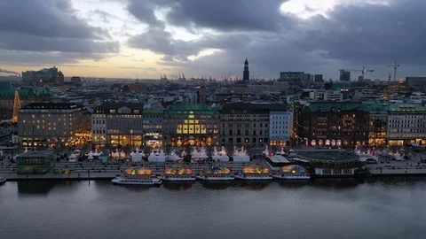 Christmas fair Stock Footage 99350803