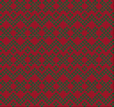 Christmas Fair Isle Seamless Pattern Background Illustrazione stock