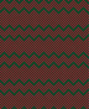 Christmas Fair Isle Seamless Pattern Background 스톡 일러스트