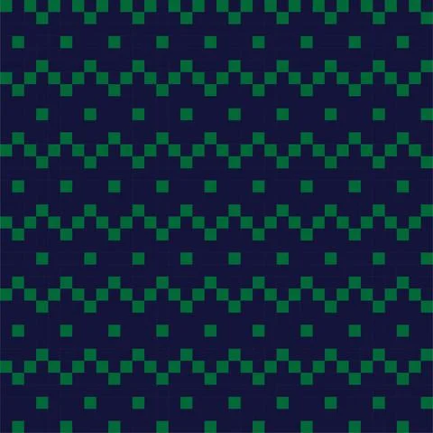 Christmas Fair Isle Seamless Pattern Background Stock Illustration