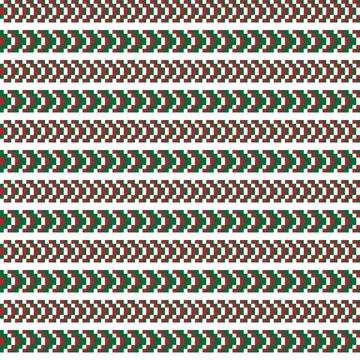 Christmas Fair Isle Seamless Pattern Design Stock Illustration