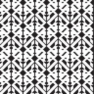 Christmas Fair Isle Seamless Pattern Design Illustrazione stock