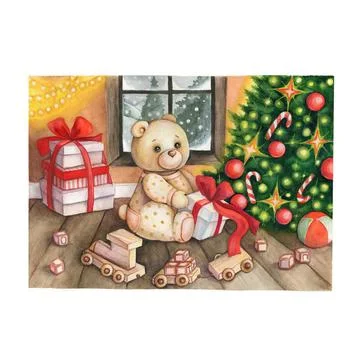 Christmas fairy tale vector illustration. Stock Illustration