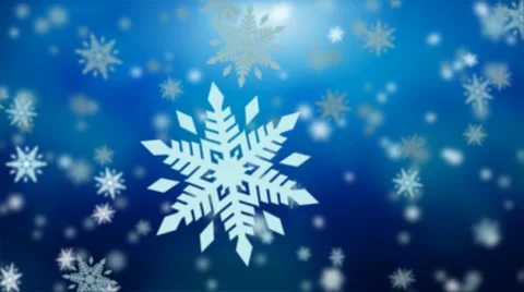 Christmas falling snow - seamless loop Stock Footage 48669570