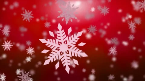 Christmas falling snow - seamless loop Stock Footage 48669630
