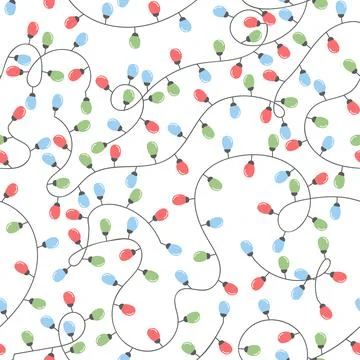 Christmas  Festival Light  pattern vector background イラスト素材
