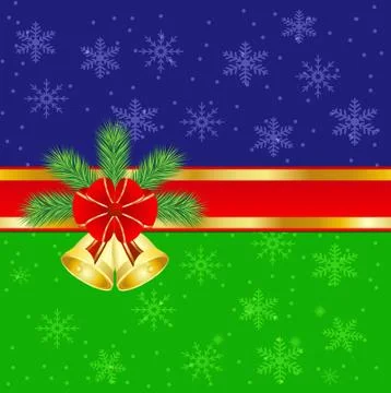 Christmas festive background Stock Illustration