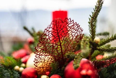 Christmas festive composition Stock Photos