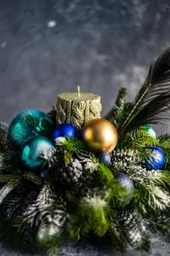 Christmas festive composition Stock-Fotos
