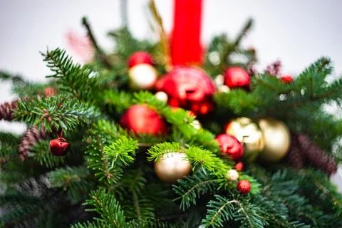 Christmas festive composition Stock Photos