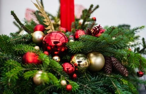 Christmas festive composition Stock Photos