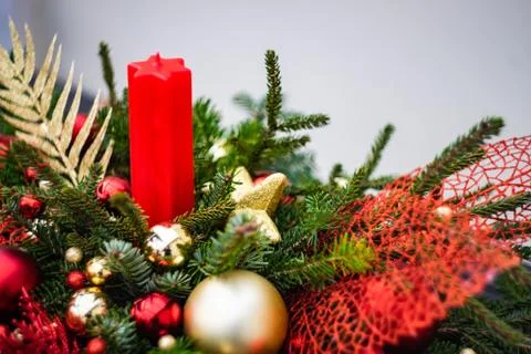 Christmas festive composition 스톡 사진