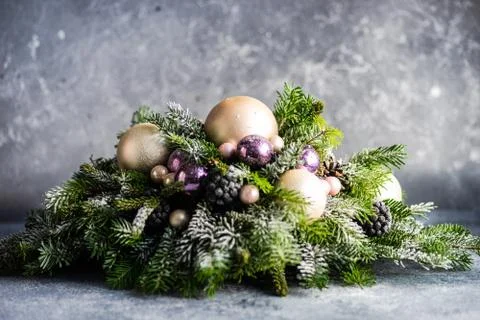 Christmas festive composition Stock Photos
