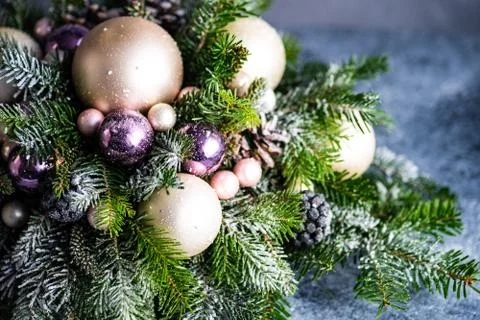 Christmas festive composition Foto stock