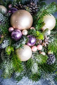 Christmas festive composition 스톡 사진
