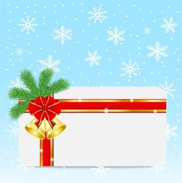 Christmas festive postal Stock Illustration
