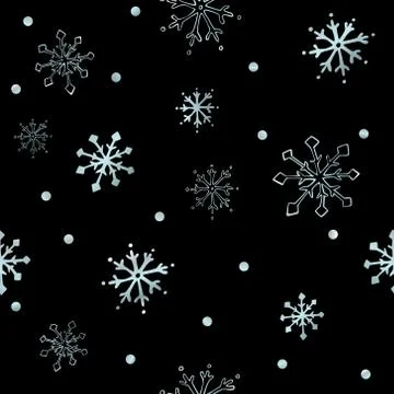 Christmas festive snowflake ornament, solid color background, gradient pattern Stock Illustration