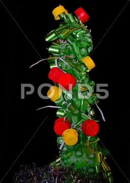 Christmas fir-tree - industrial wastes Stock Illustration